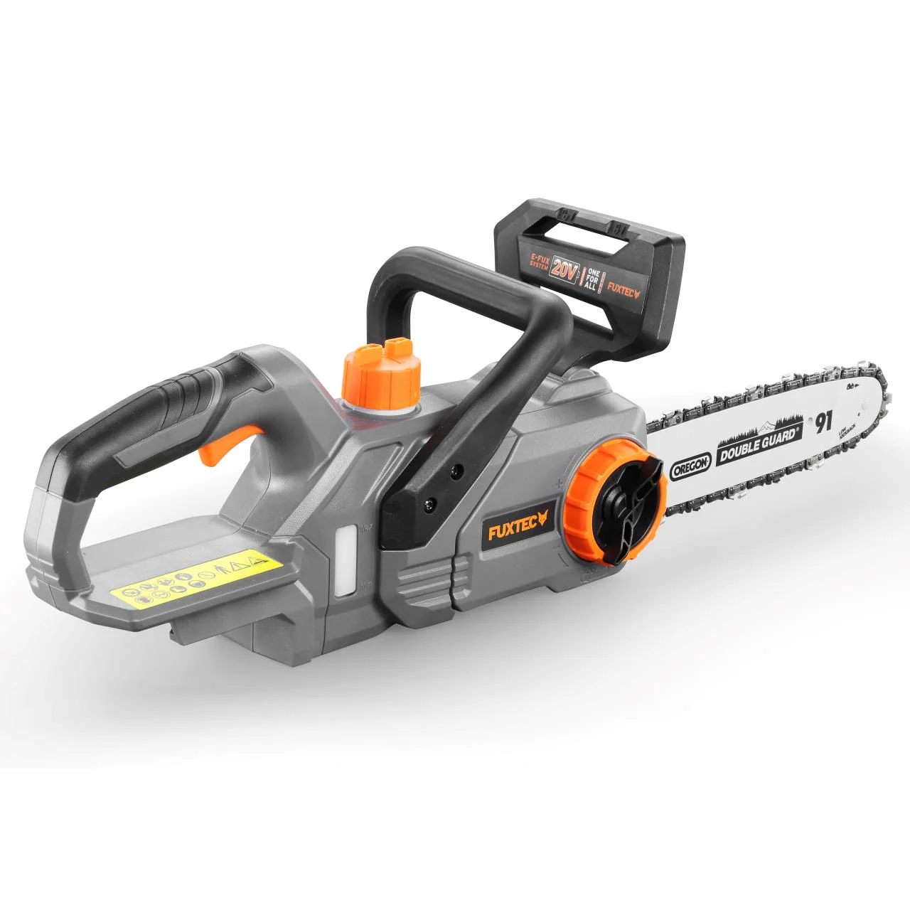 Tronçonneuse à batterie 20V FUXTEC FX-E1KS20 - Set avec batterie 2Ah et chargeur 2,4A - Image 2