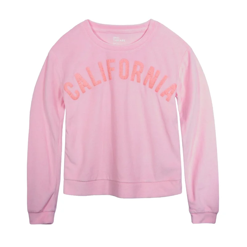 EPIC THREADS - KIDS - California Velour Pullover Sweatshirt