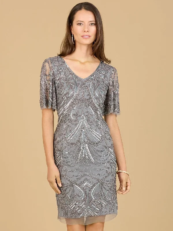 Lara Dresses 29182 Short Sleeve Cocktail Dress