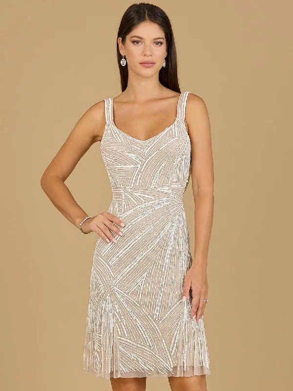 Lara Dresses 29183 Sleeveless Beaded Cocktail Dress