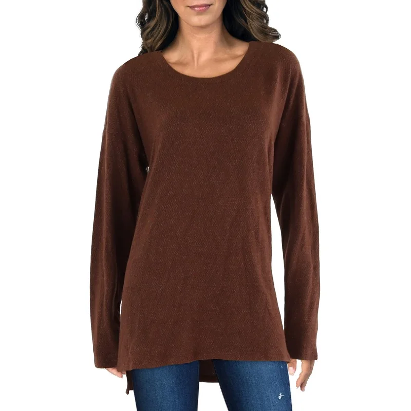 Womens Knit Marled Tunic Top