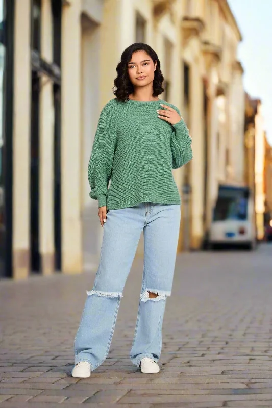 Oversize Cropped Pullover