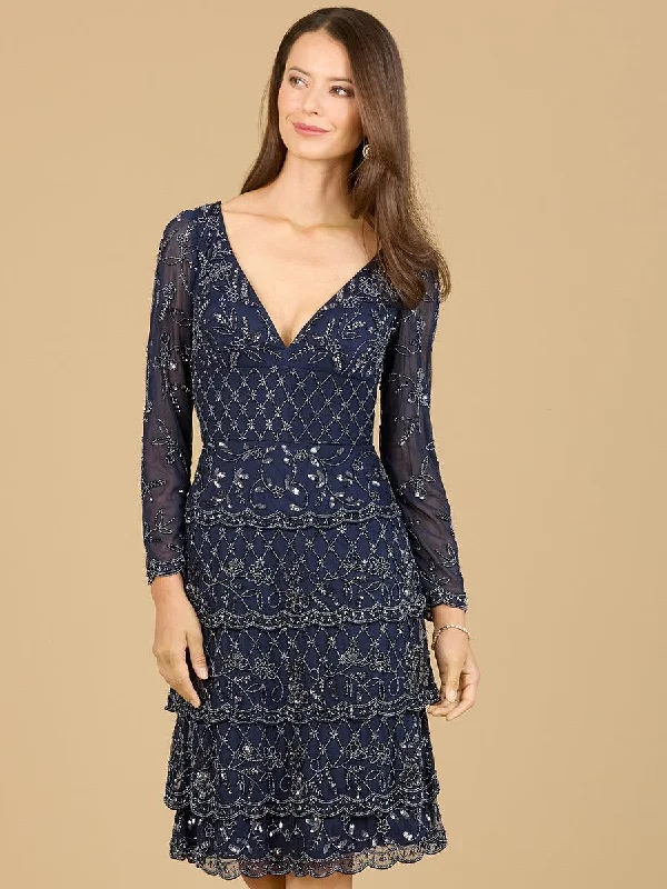 Lara Dresses 29223 Long Sleeve Cocktail Dress