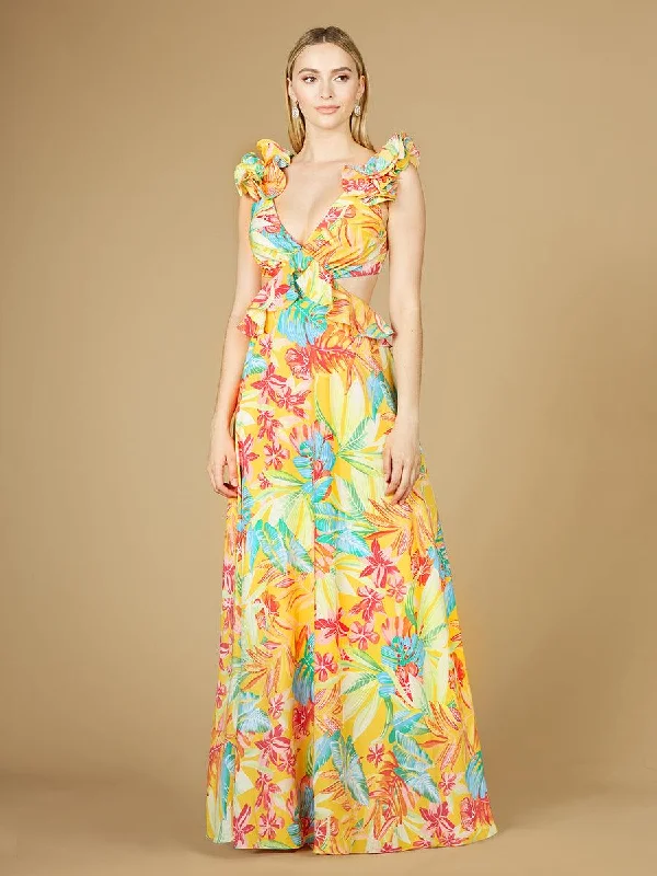 Lara Dresses 29270 Long Print Formal Dress