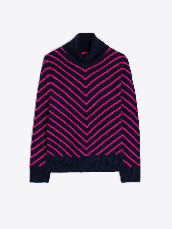 V Stripes Pullover