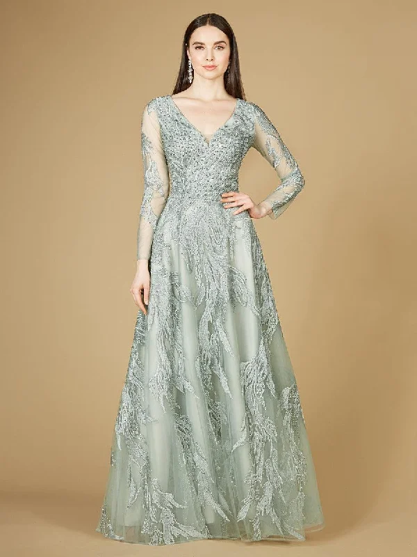 Lara Dresses 29209 Long V-Neck Evening Gown