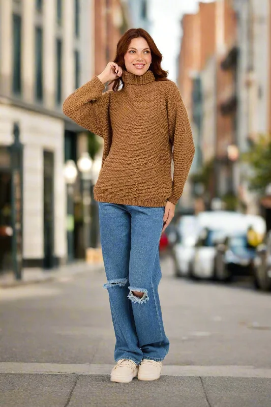 High Neck Knotted Pullover