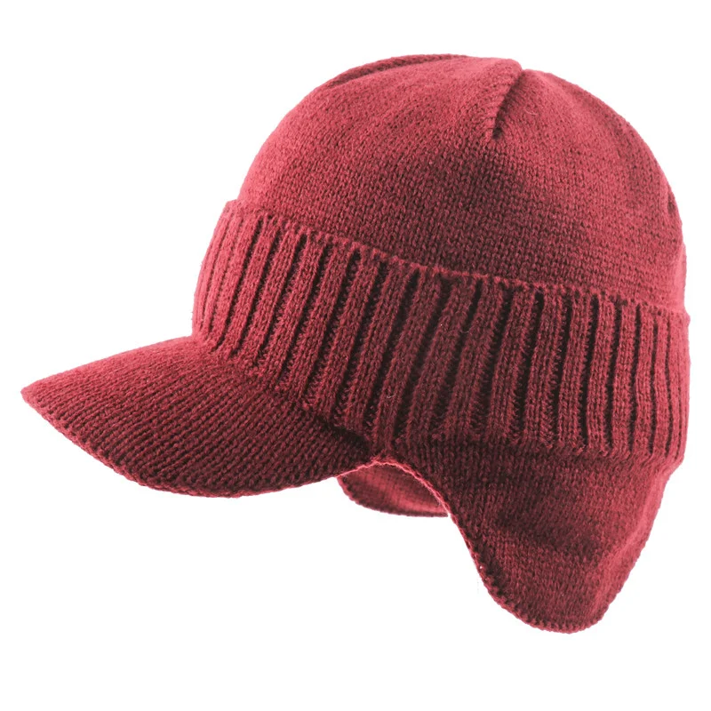 Burgundysingle cap