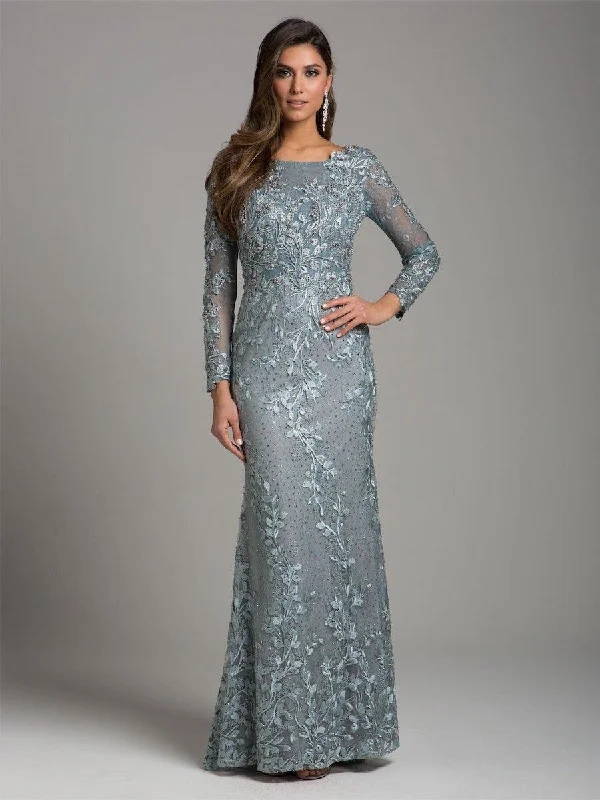 Lara Dresses 29924 Long Sleeve Embellished Evening Gown