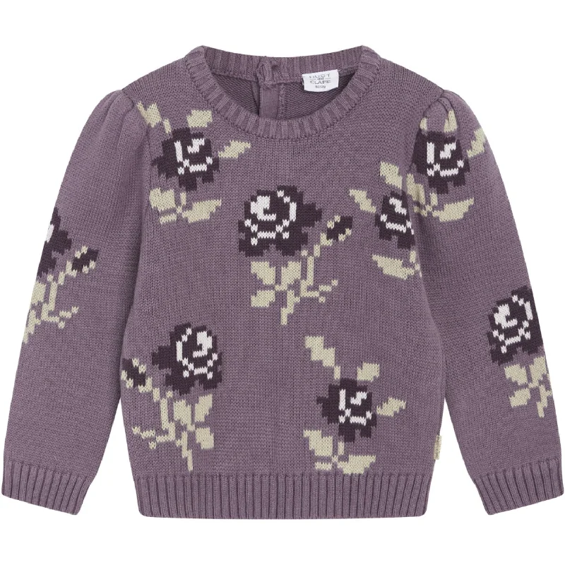 Hust & Claire Dark Plum Paula Pullover