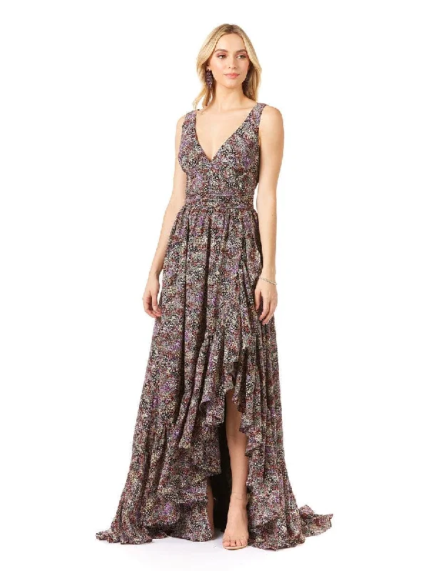 Lara Dresses 29274 Long Sleeveless Print Formal Dress