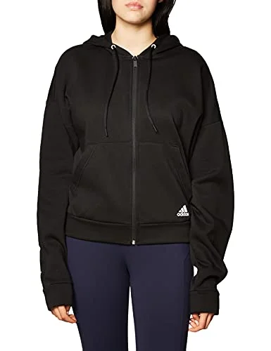 Adidas Womens W Bos Aop Fz Hd Sweatshirt