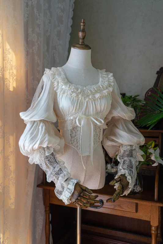 (BuyForMe) Airfreeing~Cersei~French Fashion Long Sleeve Classic Lolita Blouse