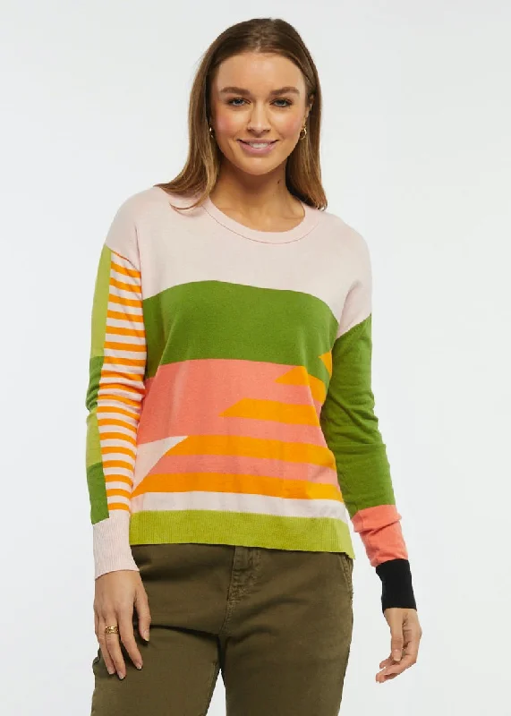 Zaket & Plover Diagonal Stripe Sweater, Style #ZP6433U