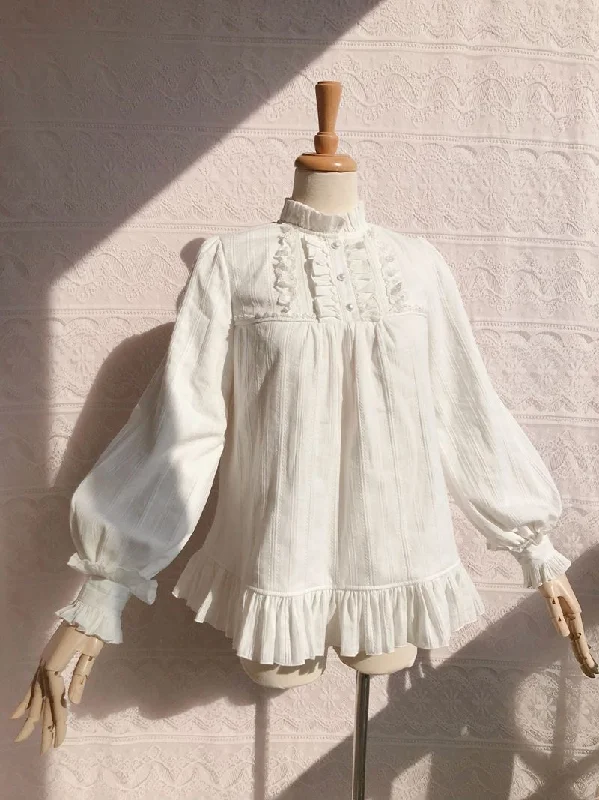 Yilia~Japanese Fashion Lolita Long Sleeve Blouse