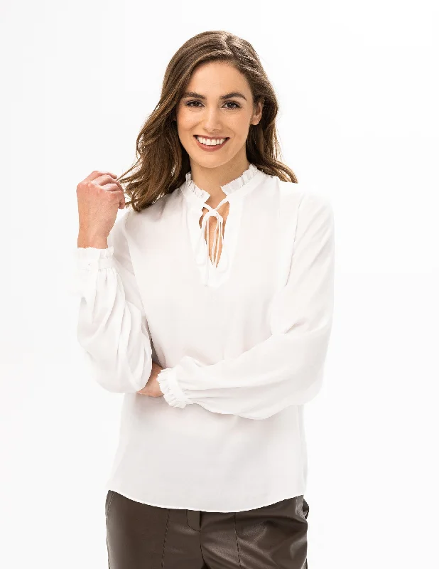 Long Sleeve Air Flow Blouse