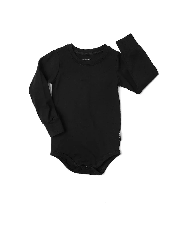 Long Sleeve Onepiece - Black