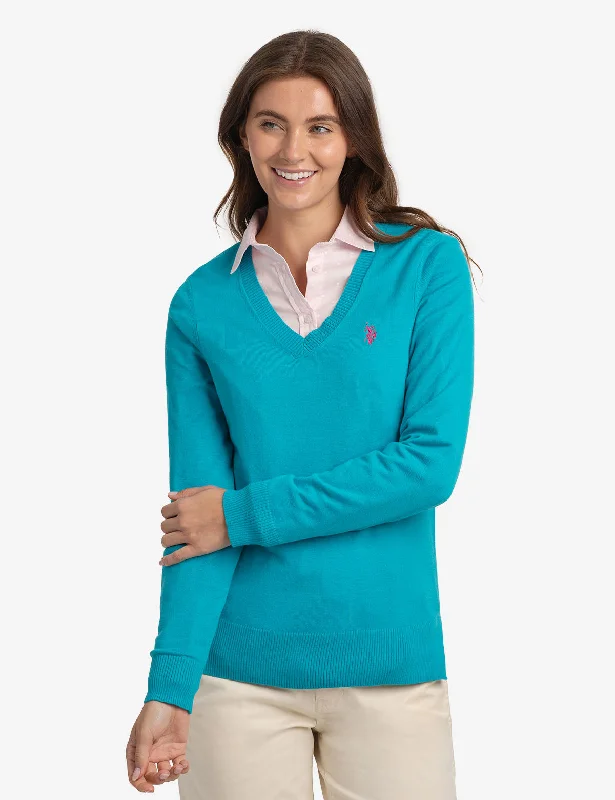 SOFT TOUCH V-NECK SWEATER