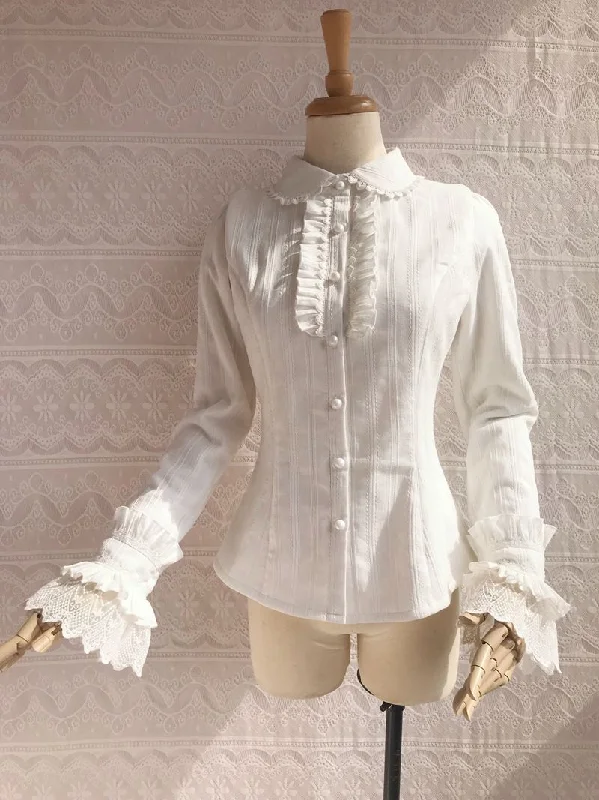 Yilia~Sweet Lolita Long Sleeve Blouse