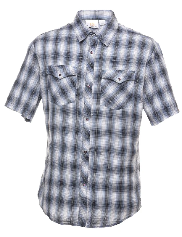 Checked Western Shirt - L