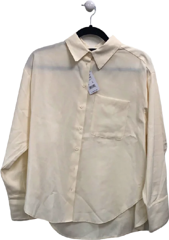 New Look Cream Shirt UK 10