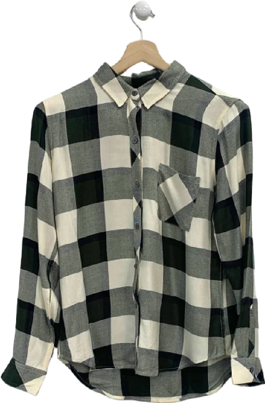 Rails Black and White Checked Hunter Shirt UK M