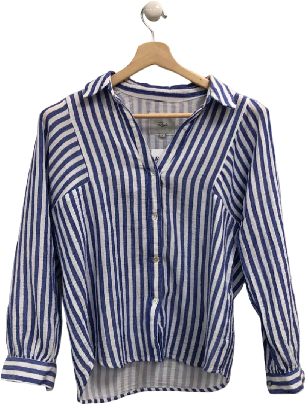 Rails Blue Anacapa Stripe Shirt UK S