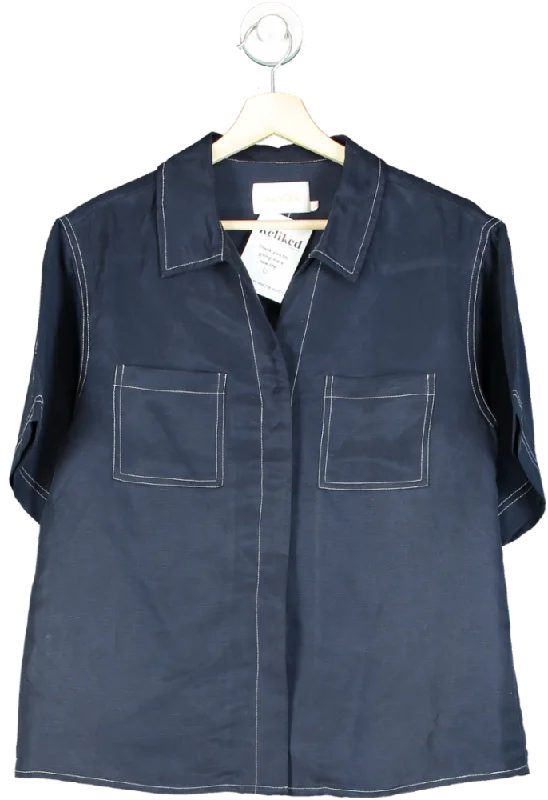 Sancia Navy Shirt UK S