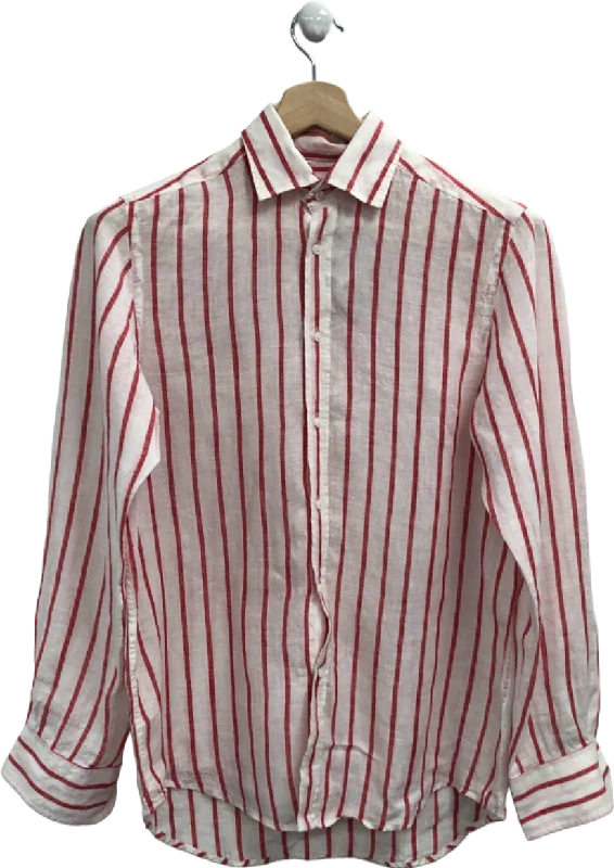 WNU Red Striped Linen Shirt UK 10