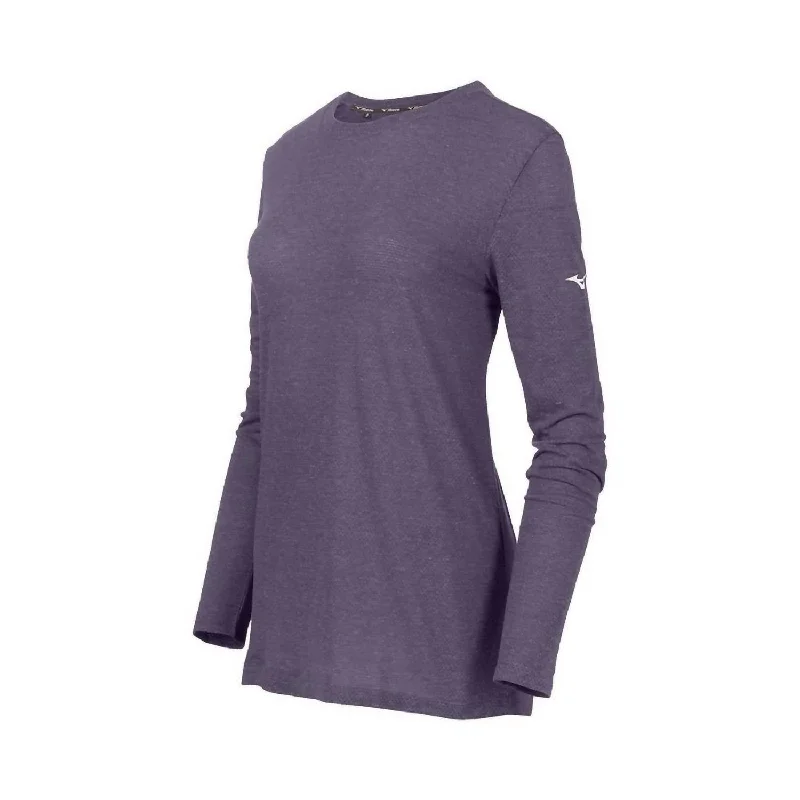 Women's Infinity Long Sleeve Shirt In Navy