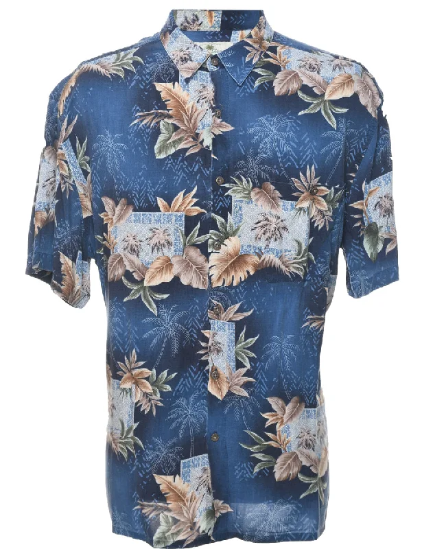 Floral Hawaiian Shirt - XL