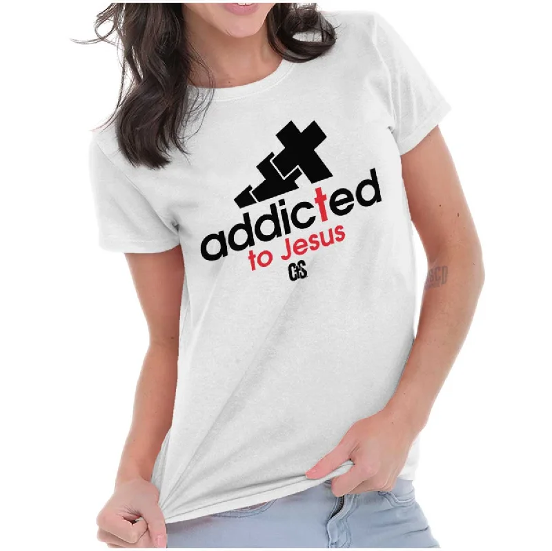 Addicted to Jesus Ladies T Shirt