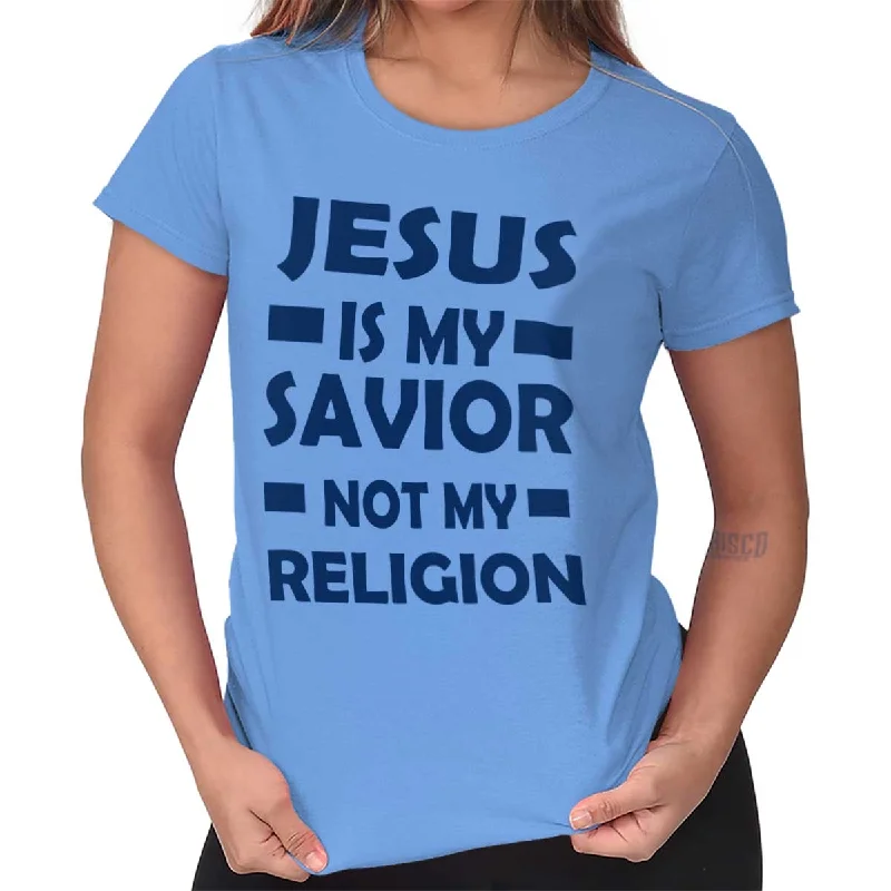 Jesus is my Savior Ladies T Shirt