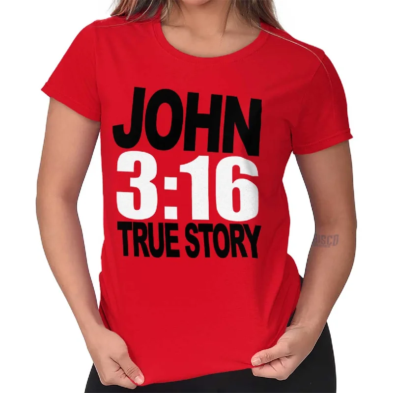 John 3:16 Ladies T Shirt