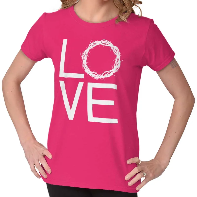 Love Crown Ladies T Shirt