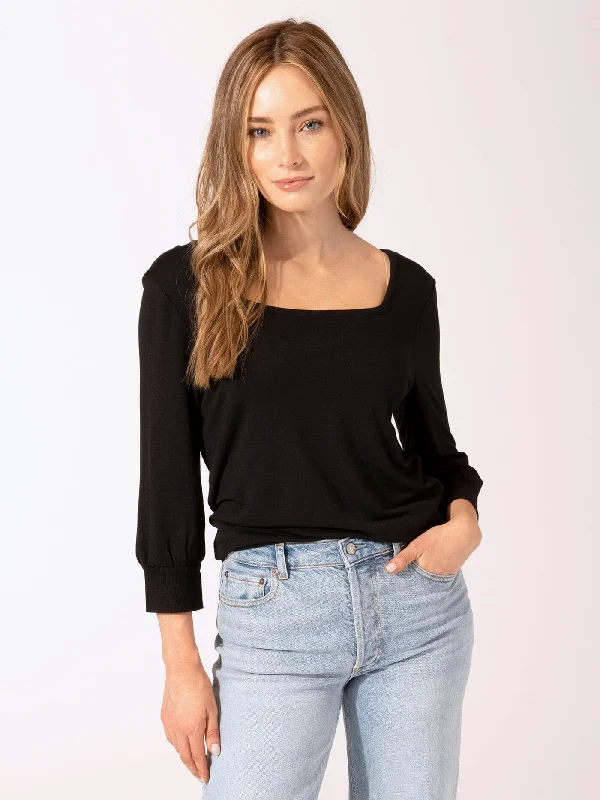 Rosalinda Square Neck Sweatshirt