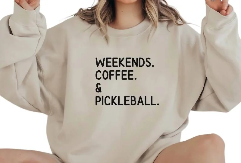 Women's Pickleball Crew Sweatshirt In Puff