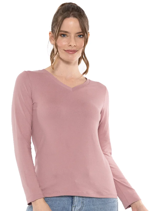 Oh So Soft Long Sleeve V-Neck Tee Shirt