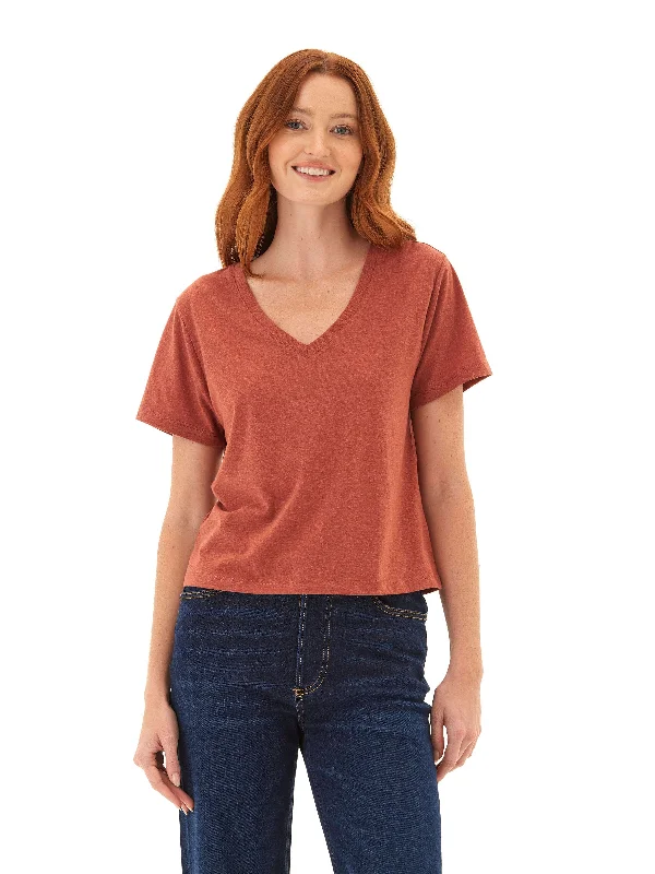 Ada Triblend V-Neck Tee