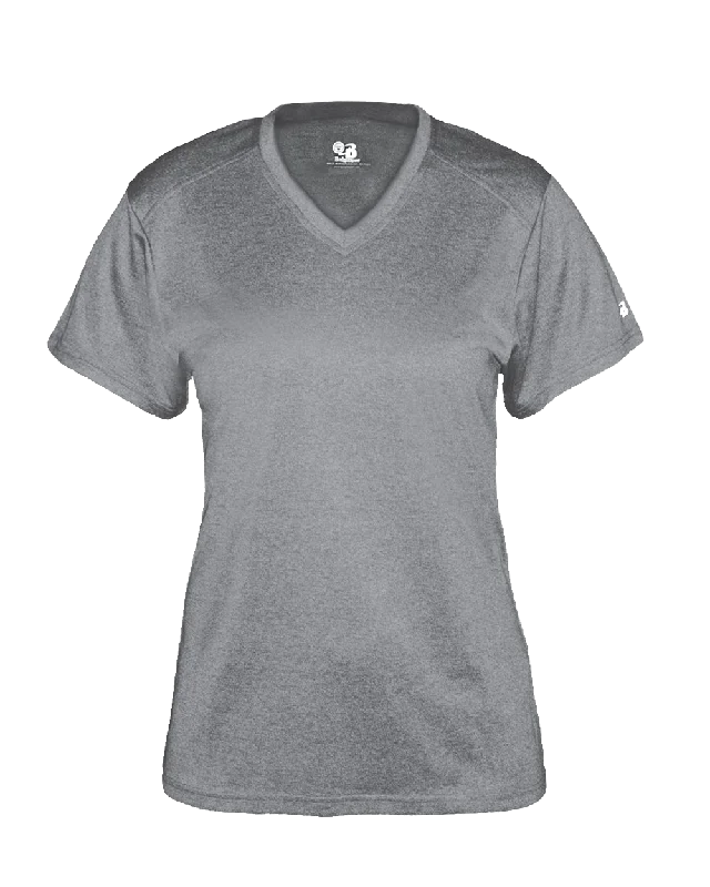 Badger Women's Pro Heather V-Neck Tee