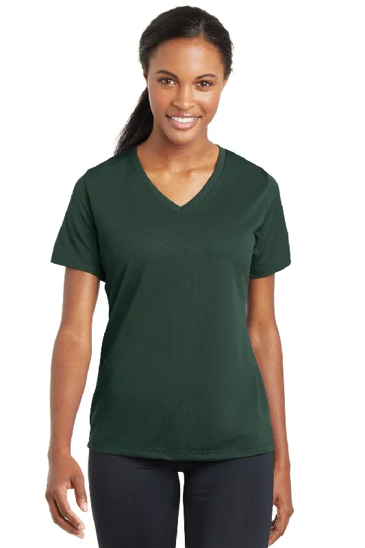 Sport-Tek Women's PosiCharge RacerMesh V-Neck Tee