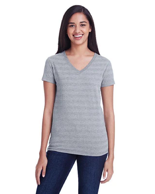 HEATHER GREY INVISIBLE STRIPE